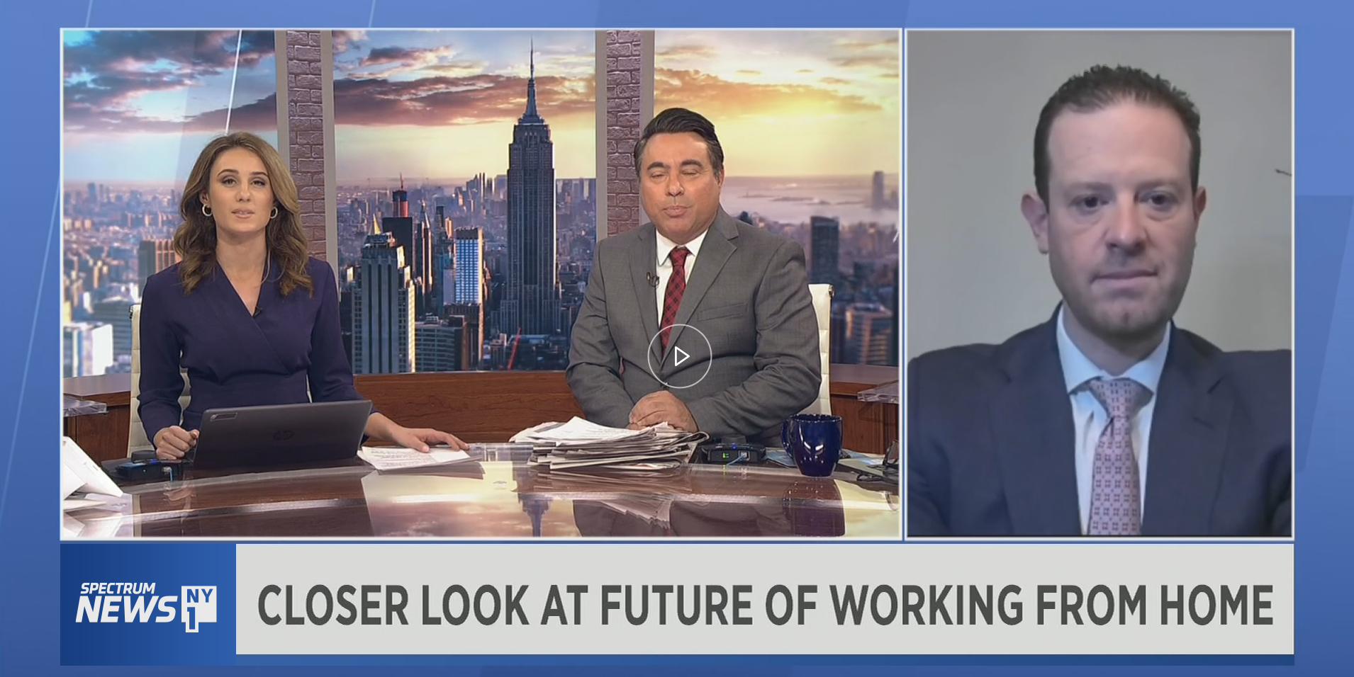 A Closer Look at the Future of Working from Home | Jason Wachtel on Spectrum News NY1